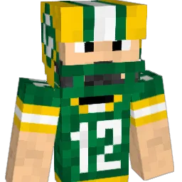 AaronRodgers224 Minecraft avatar bust