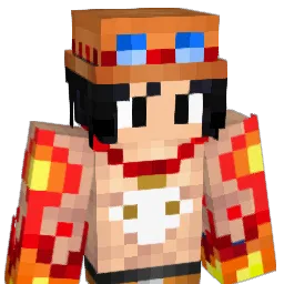 AceFang Minecraft avatar bust