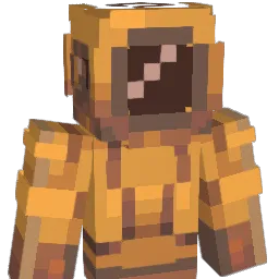 Admiraal Minecraft avatar bust