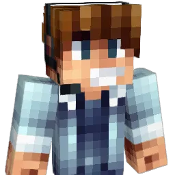 Aeronautic Minecraft avatar bust