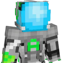Agentblue Minecraft avatar bust