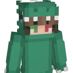 Aidasaurus Minecraft avatar bust