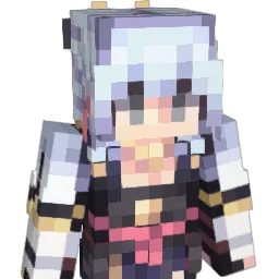 Aijayou Minecraft avatar bust