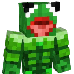 Airbnb Minecraft avatar bust