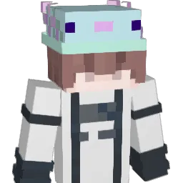 Ajolotly Minecraft avatar bust