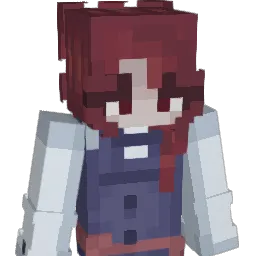 Akko Minecraft avatar bust