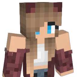 AlexandraWolf Minecraft avatar bust
