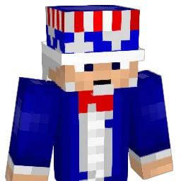 Amer1caForever Minecraft avatar bust