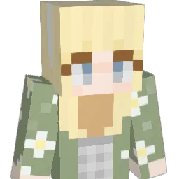 AmericanBlondee Minecraft avatar bust