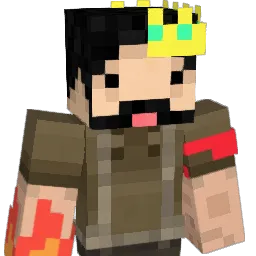Amined Minecraft avatar bust