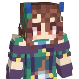 AmongUsAshley Minecraft avatar bust