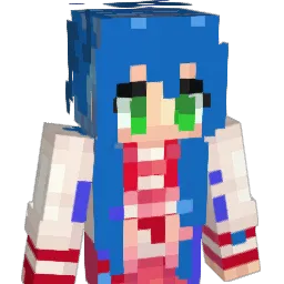 AnAmelie Minecraft avatar bust