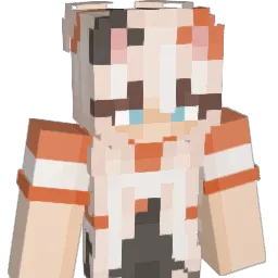 AnBlonde Minecraft avatar bust
