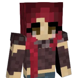 AnnLesbian Minecraft avatar bust