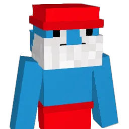 Appelsiininen Minecraft avatar bust