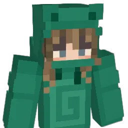 AquaKatze Minecraft avatar bust