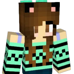 AquaKitty2 Minecraft avatar bust