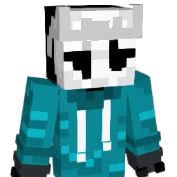 AquaXLR Minecraft avatar bust