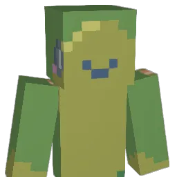 Aquafriend Minecraft avatar bust