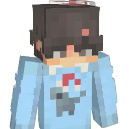 Aquaily Minecraft avatar bust