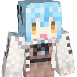 Aquamua Minecraft avatar bust