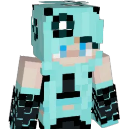 Aquarinae Minecraft avatar bust
