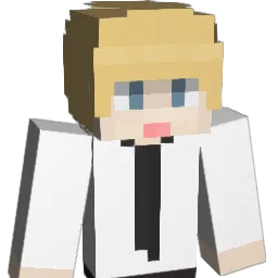 Aqueouse Minecraft avatar bust