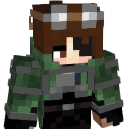 AriaTheGunner Minecraft avatar bust