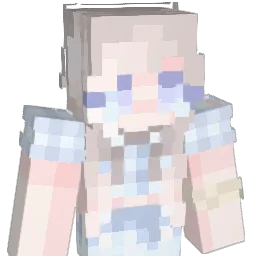 Arianasworld Minecraft avatar bust