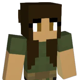 ArmyPeach Minecraft avatar bust