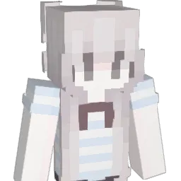 Asesina Minecraft avatar bust