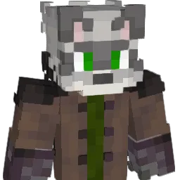 AshWolfy Minecraft avatar bust