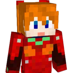 Aska_Eva02 Minecraft avatar bust