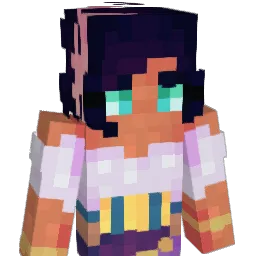 Aval1na Minecraft avatar bust