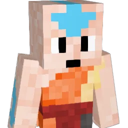 Avatar0Aang Minecraft avatar bust