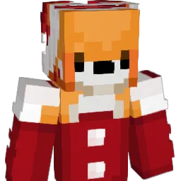 AwesomeRedFoxy Minecraft avatar bust