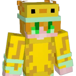 AxoCrit Minecraft avatar bust