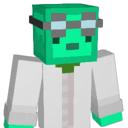 Axolment Minecraft avatar bust