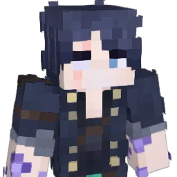 Axolotl1ky Minecraft avatar bust
