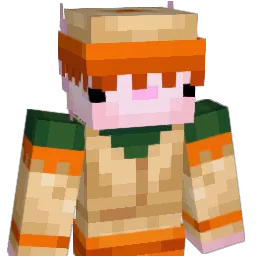 AxolotlVillager Minecraft avatar bust