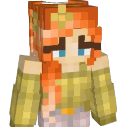 Axolotlface Minecraft avatar bust