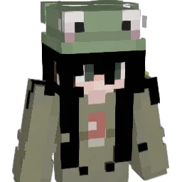 Axolotlmush Minecraft avatar bust