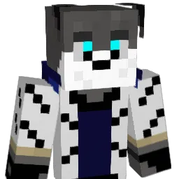 AzureEyedWolf Minecraft avatar bust