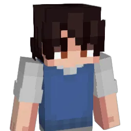 Azuwu Minecraft avatar bust