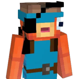 B10M3K1342 Minecraft avatar bust
