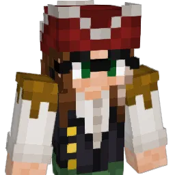 B14CK313 Minecraft avatar bust
