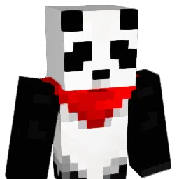B14ckP4nda Minecraft avatar bust