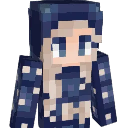 B1ouBu11e Minecraft avatar bust