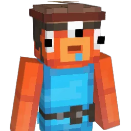 B1ted Minecraft avatar bust