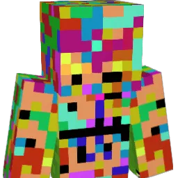 BAG541 Minecraft avatar bust
